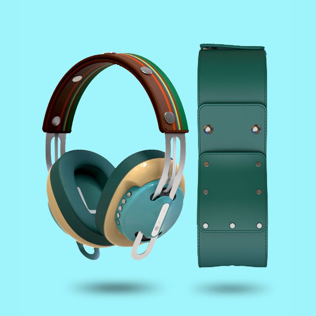 Retro Green (Yellow with Green) 'Brown-Green Line' Special Design Set | MONIXIBI Rainbow