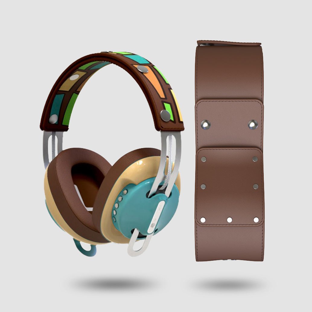 復古綠(黃配棕)「流璃棕」特別設計套裝 - monixibi flagship store