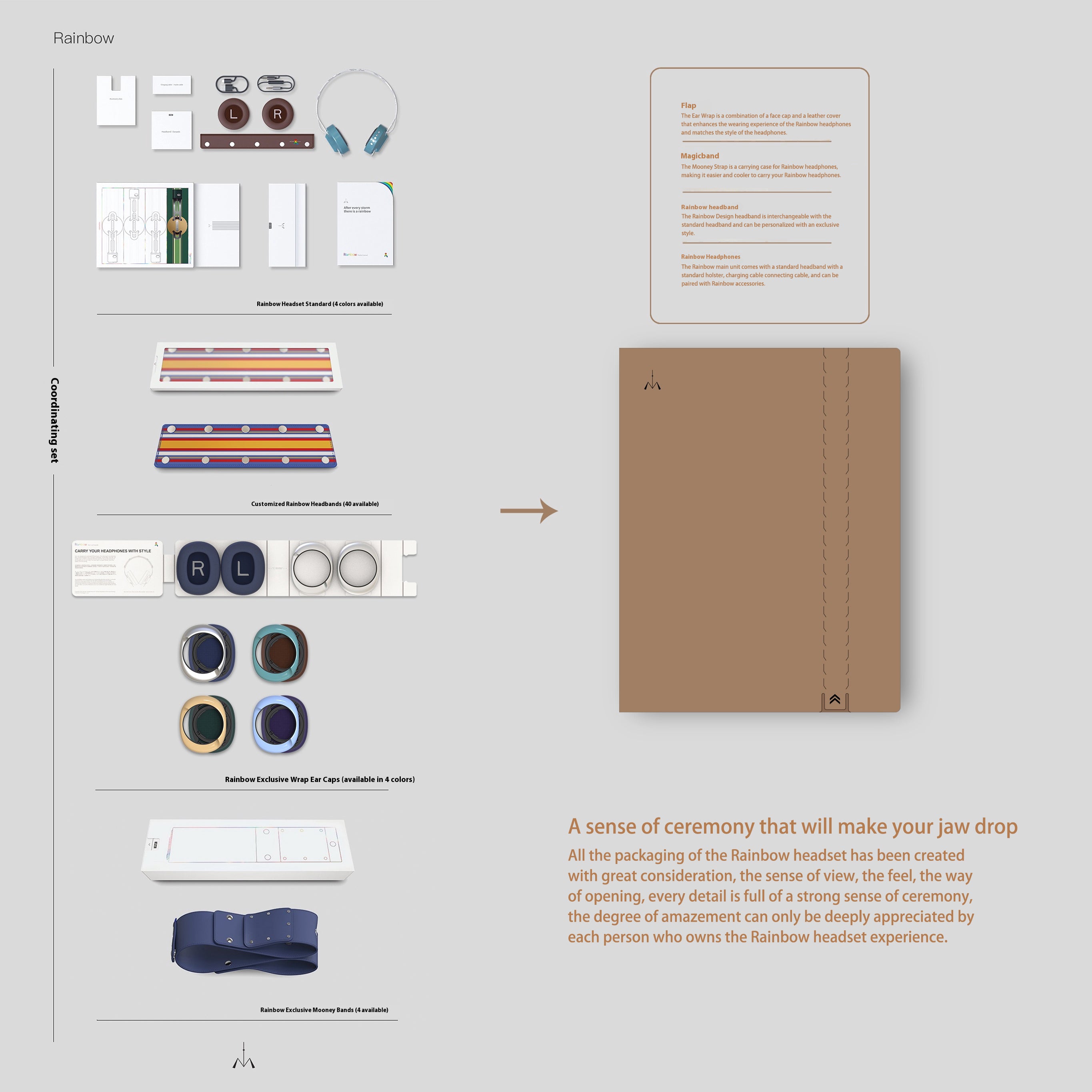 Desert Yellow (Green with Green) 'Red - Green Line' Special Design Set - monixibi flagship store