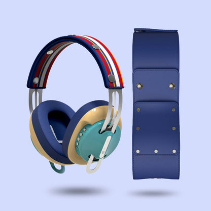 復古綠（黃配藍）「藍黃線」特別設計套裝 - monixibi flagship store