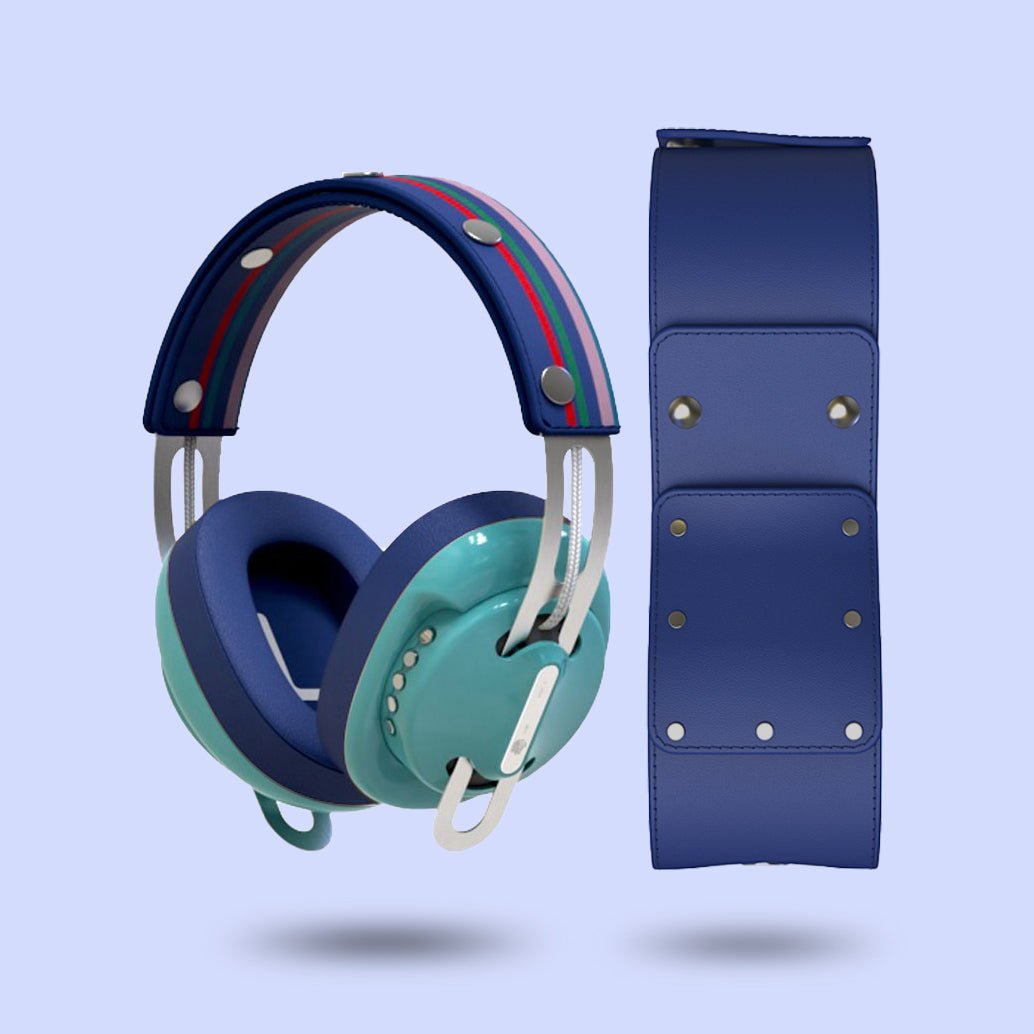 復古綠（綠配藍）「藍紅線」特別設計套裝 - monixibi flagship store