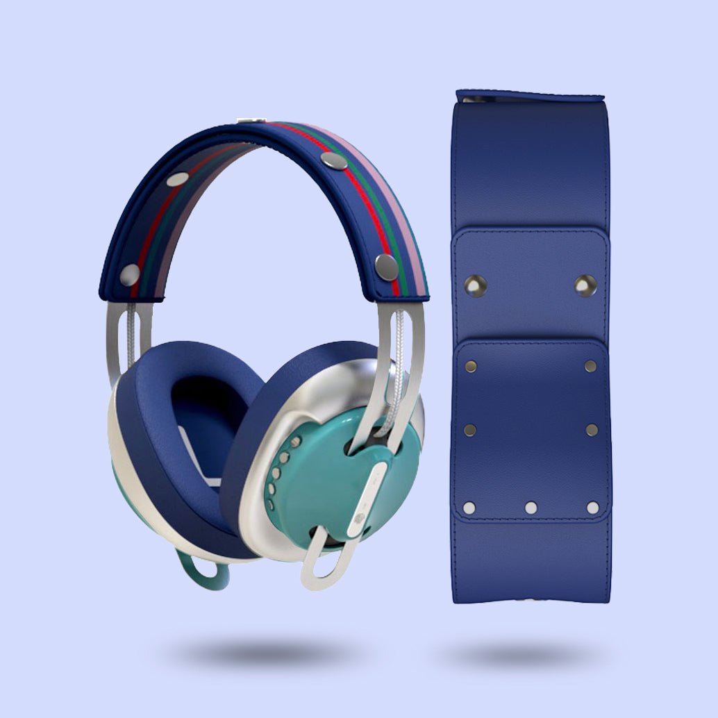 復古綠（銀配藍）「藍紅線」特別設計套裝 - monixibi flagship store