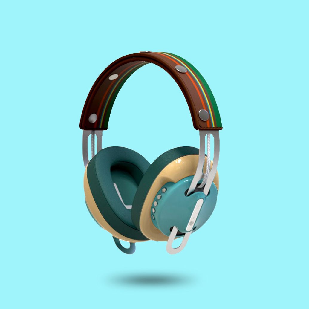 Retro Green (Yellow with Green) 'Brown-Green Line' Special Design Set | MONIXIBI Rainbow