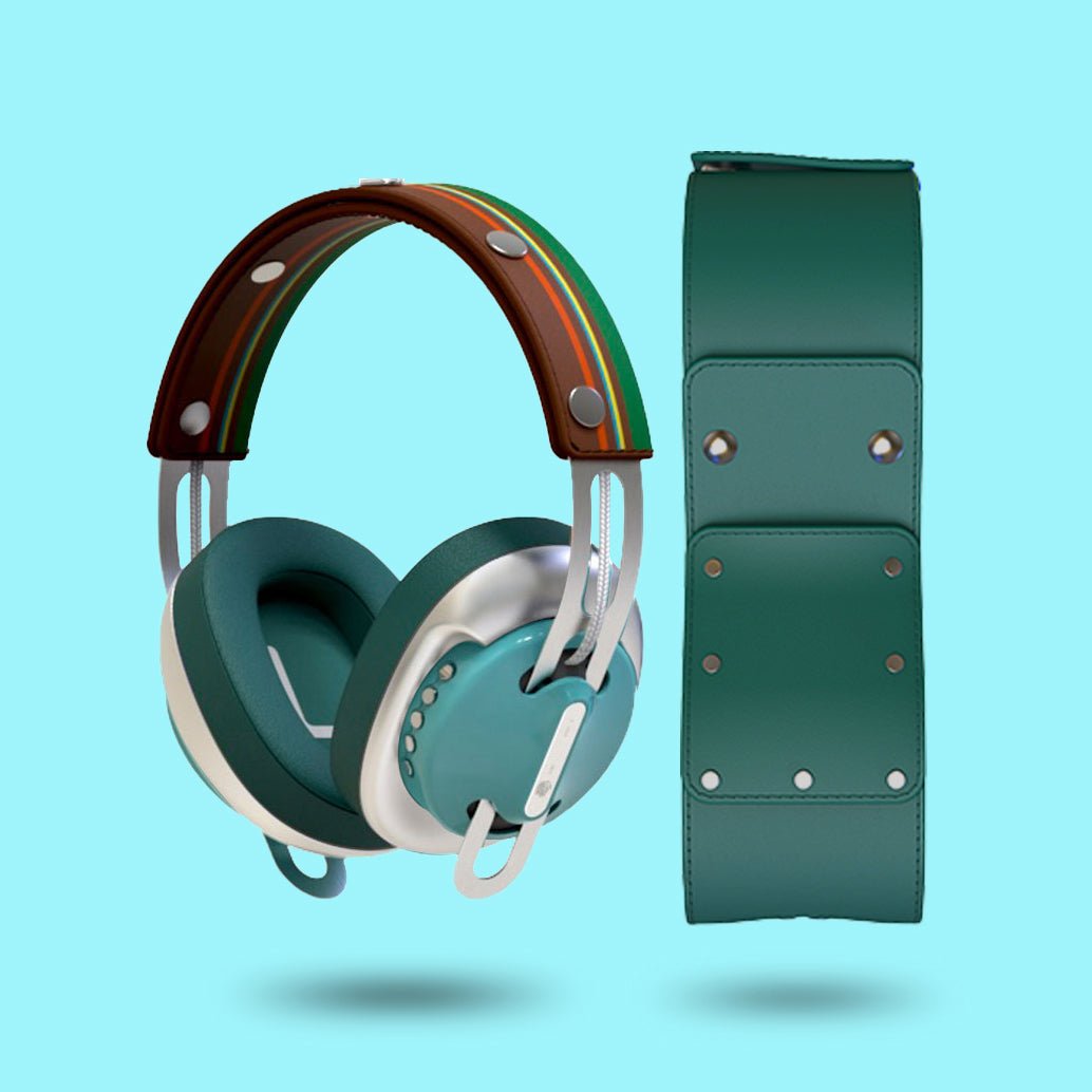 復古綠（銀配綠）「棕綠線」特別設計套裝 - monixibi flagship store