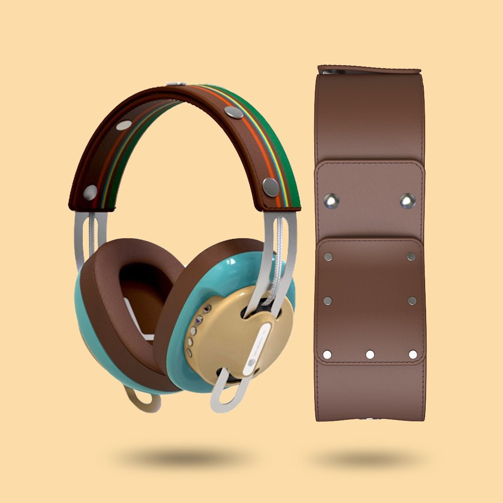 大漠黃（綠配棕）「棕綠線」特別設計套裝 - monixibi flagship store