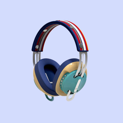 復古綠（黃配藍）「藍黃線」特別設計套裝 - monixibi flagship store