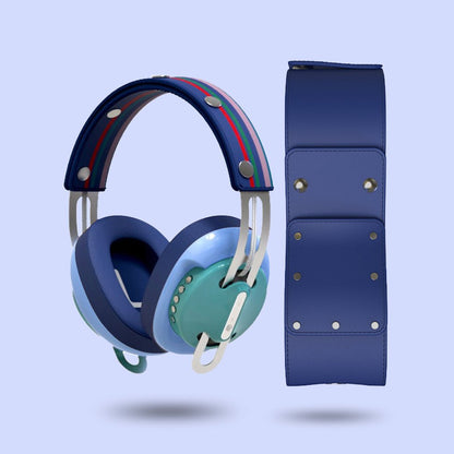 復古綠（藍配藍）「藍紅線」特別設計套裝 - monixibi flagship store