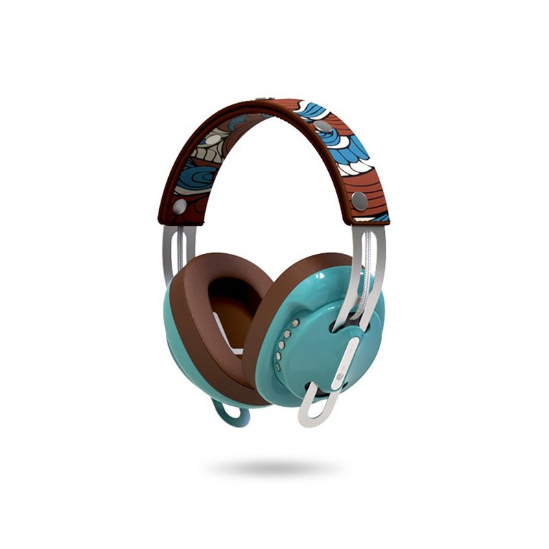 復古綠（綠配棕）「棕圖騰」經典設計套裝 - monixibi flagship store