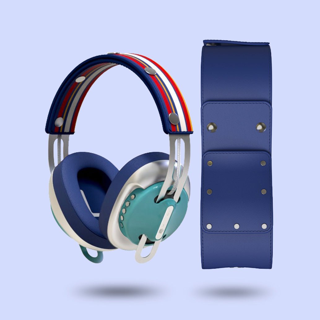 復古綠（銀配藍）「藍黃線」特別設計套裝 - monixibi flagship store