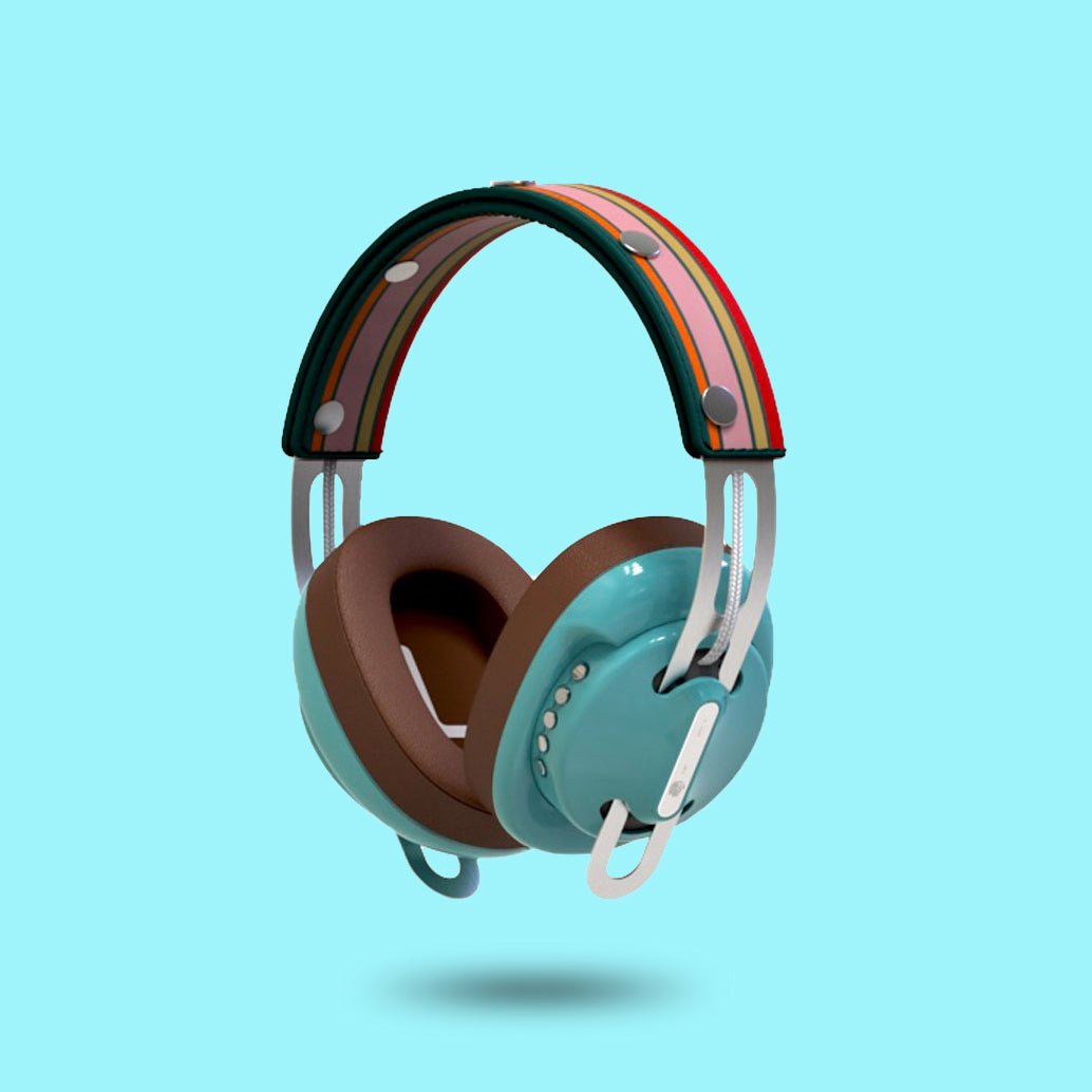 復古綠（綠配棕）「紅綠線」特別設計套裝 - monixibi flagship store