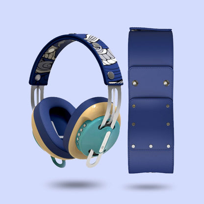 復古綠（黃配藍）「藍圖騰」特別設計套裝 - monixibi flagship store