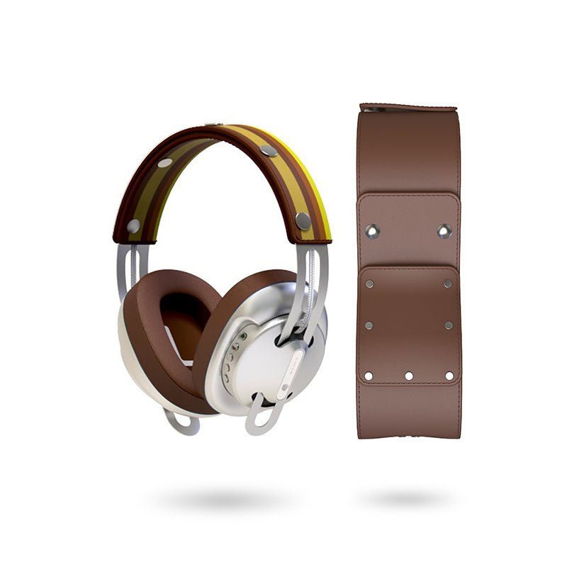 星空銀（銀配棕）「棕黃線」特別設計套裝 - monixibi flagship store