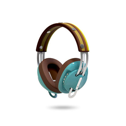 復古綠（綠配棕）「棕黃線」經典設計套裝 - monixibi flagship store