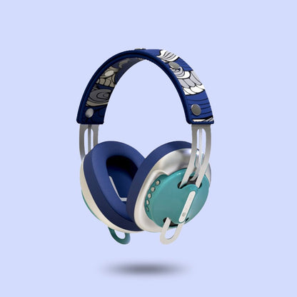 復古綠（銀配藍）「藍圖騰」特別設計套裝 - monixibi flagship store