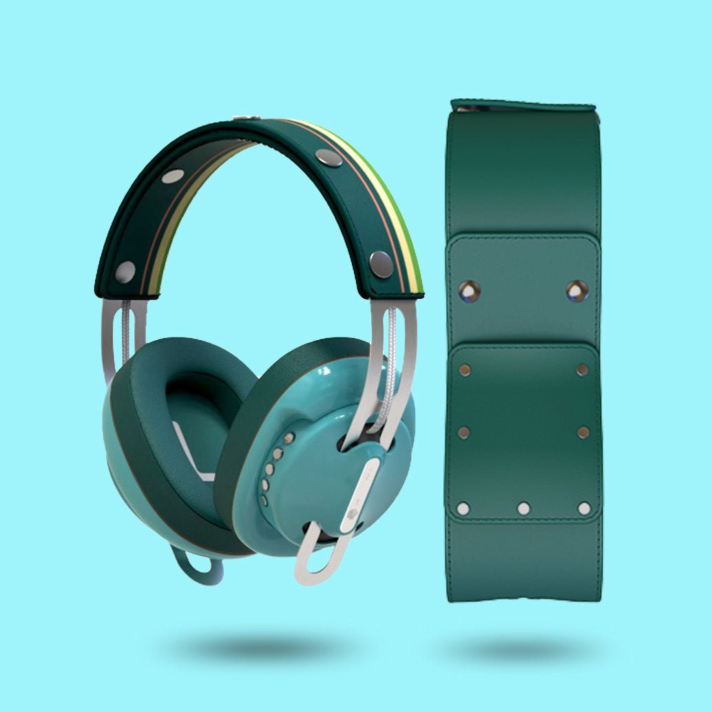 復古綠（綠配綠）「黃綠線」特別設計套裝 - monixibi flagship store