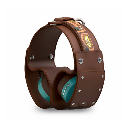 復古綠（綠配棕）「流體棕」經典設計套裝 - monixibi flagship store