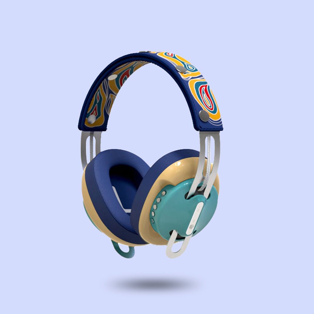 復古綠（黃配藍）「流體藍」特別設計套裝 - monixibi flagship store