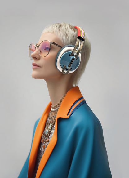 復古綠（銀配綠）「紅綠線」特別設計套裝 - monixibi flagship store