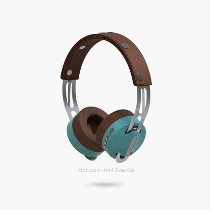 復古綠（綠配棕）「棕綠線」經典設計套裝 - monixibi flagship store