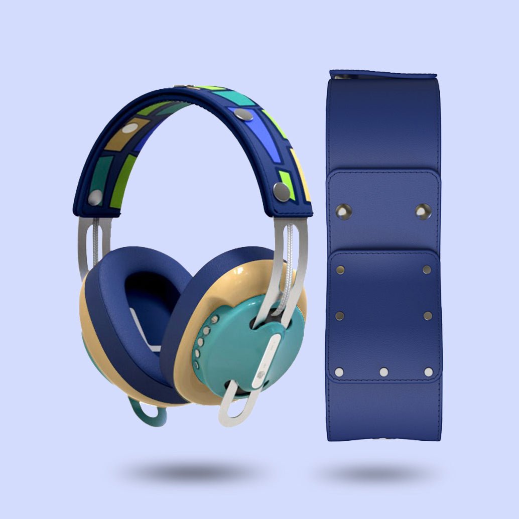 復古綠（黃配藍）「流璃藍」特別設計套裝 - monixibi flagship store